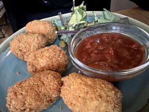 'chicken' nuggets  at Emmi's Kitchen - Werinherstr in Munich
