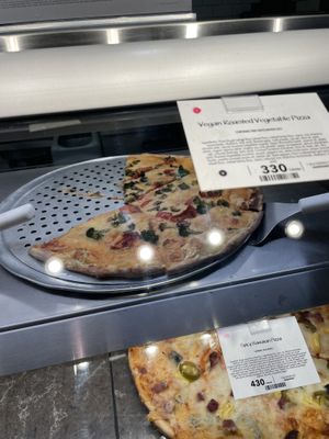 Vegan pizza  at Whole Foods Market - Westland Ave in Boston