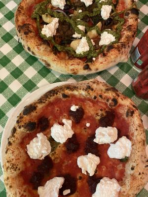 Before   at Pizza Pilgrims in London