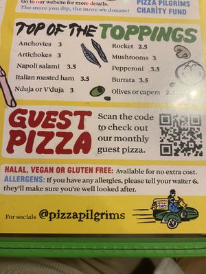   at Pizza Pilgrims in London