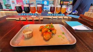 Vegan buffalo cauliflowerwings at Brewdog - Rodezand in Rotterdam