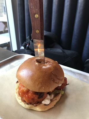 Cauliflower burger at Brewdog - Rodezand in Rotterdam