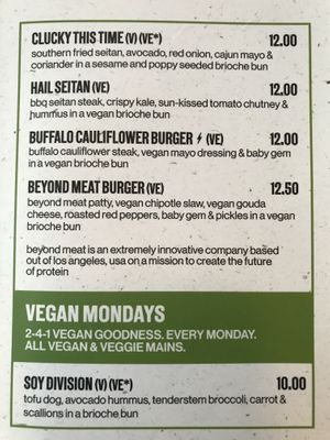 Vegan options at Brewdog - Rodezand in Rotterdam