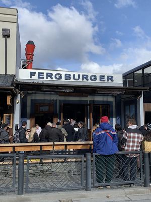   at Fergburger in Queenstown