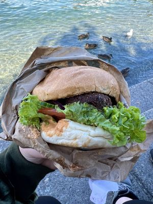 Ferg-falaf  at Fergburger in Queenstown