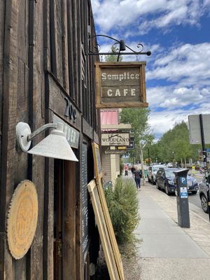   at Semplice Cafe in Breckenridge