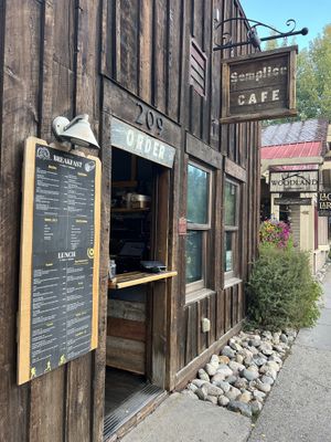   at Semplice Cafe in Breckenridge