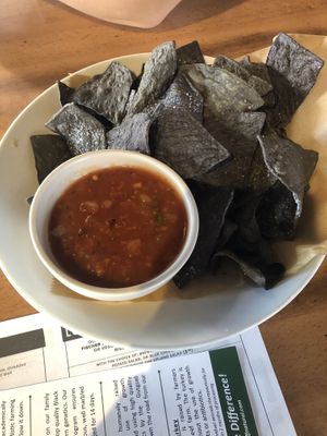 Chips and salsa at Upland FSQ Brewery in Indianapolis