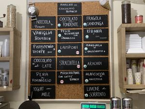 Selection at La Gelatiera in Florence