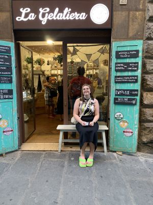   at La Gelatiera in Florence