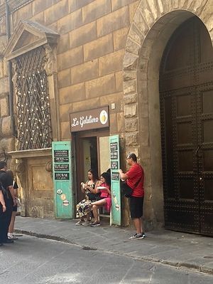   at La Gelatiera in Florence