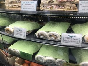 4 vegan tramezzini   at Oasis Cafè in Treviso