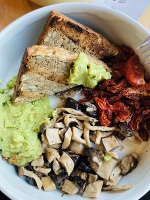 Vegan breakfast bowl at Pimp My Salad in Bangkok