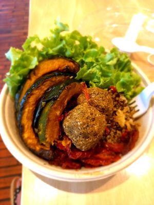 Vegan salad bowl at Pimp My Salad in Bangkok