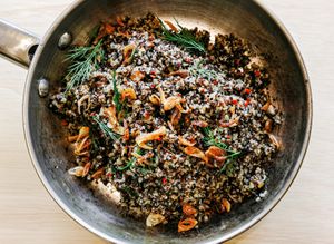 Spiced herbed
quinoa. at Pimp My Salad in Bangkok