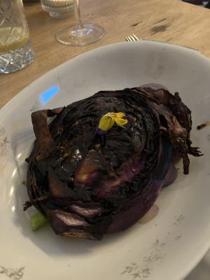 Red cabbage steak  at Noemme in Den Bosch