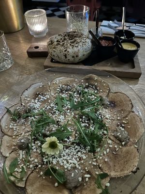 Portobello carpaccio   at Noemme in Den Bosch