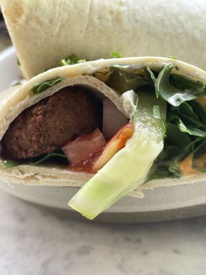 Falafal in wrap  at Bistro Tati in Turnhout