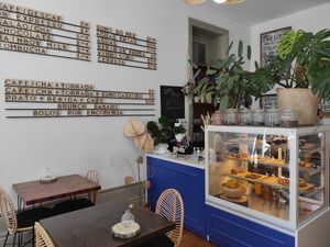 Inside at My Green Pastry in Porto