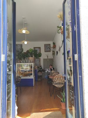 Inside at My Green Pastry in Porto