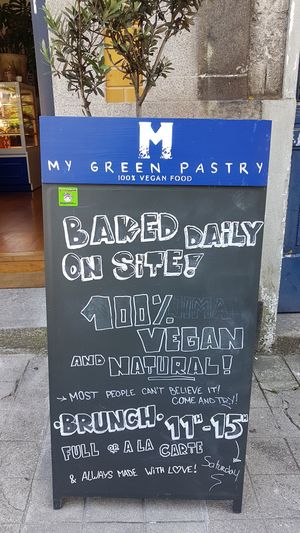 . at My Green Pastry in Porto
