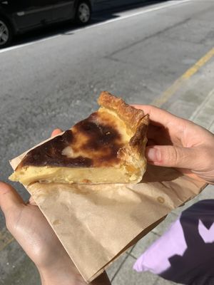 Tarta flan   at My Green Pastry in Porto