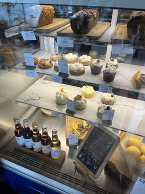 Treats counter  at My Green Pastry in Porto