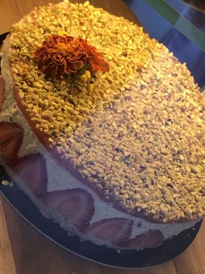 Fraisier at My Green Pastry in Porto