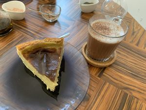 Parisian “flan" at My Green Pastry in Porto