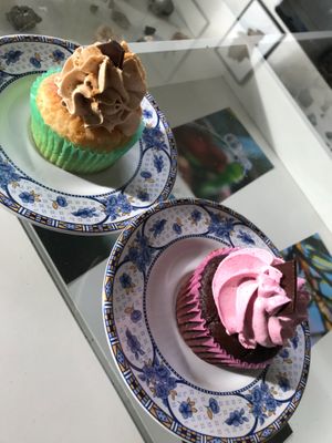 Cupcakes at Contribution in Louvain-la-neuve