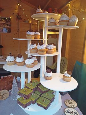 Cupcakes at Contribution in Louvain-la-neuve