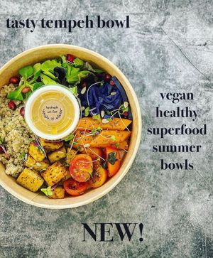NEW tasty tempeh bowl at Zina's Eatery in Vienna