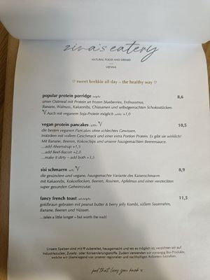  at Zina's Eatery in Vienna