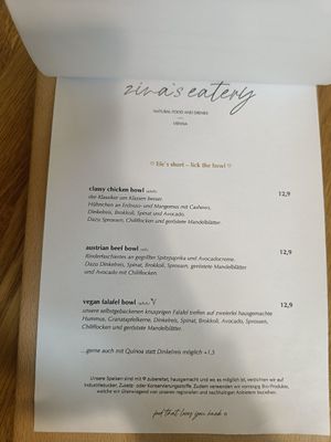  at Zina's Eatery in Vienna