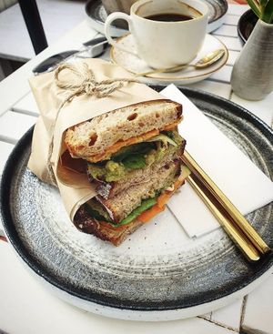 The vegan’s choice 🌱💪✨ at Zina's Eatery in Vienna