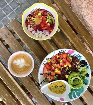 Veg brunch 🌱 at Lilo Cafe in Barcelona