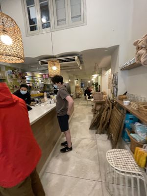 Inside  at Lilo Cafe in Barcelona