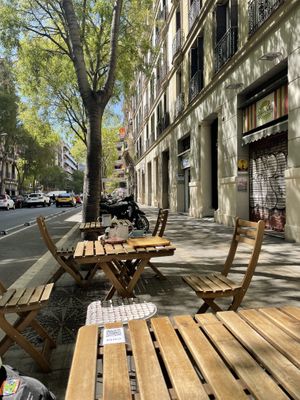 Terrace  at Lilo Cafe in Barcelona