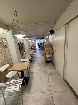 Inside  at Lilo Cafe in Barcelona