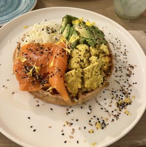 Vegan salty one  at Lilo Cafe in Barcelona