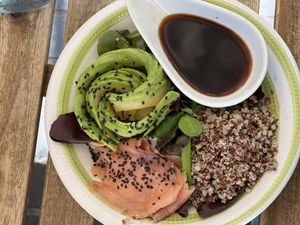 Salmon Salad  at Lilo Cafe in Barcelona