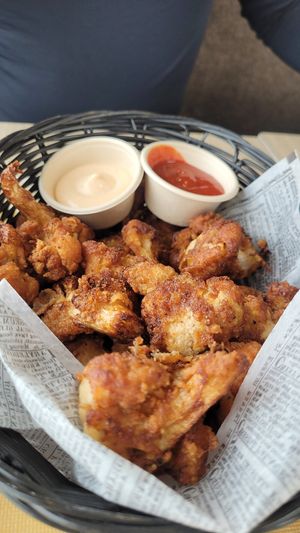 Cauliflower wings at N1 in Egilsstadjir