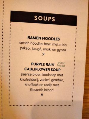 Lunch soup at STAN & CO in Arnhem