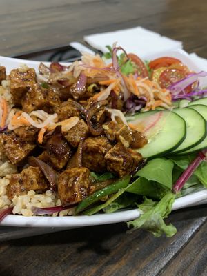 build your own bowl w/tofu   at Saiwok in Rogers