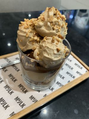 awesome ice cream  at MYLK in Doha