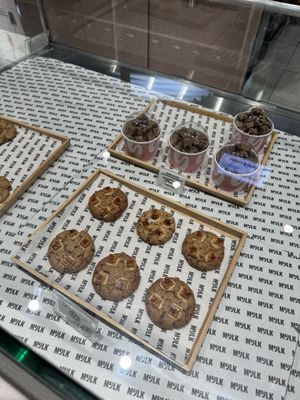 Cookies and cookie dough  at MYLK in Doha