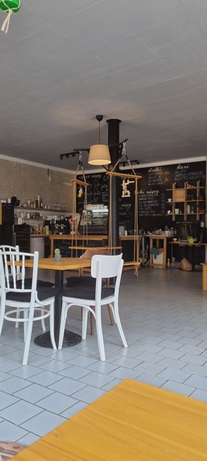 Nice kafe at Cafe Prostoru_ in Decin