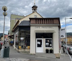 Nice outside  at Cafe Prostoru_ in Decin