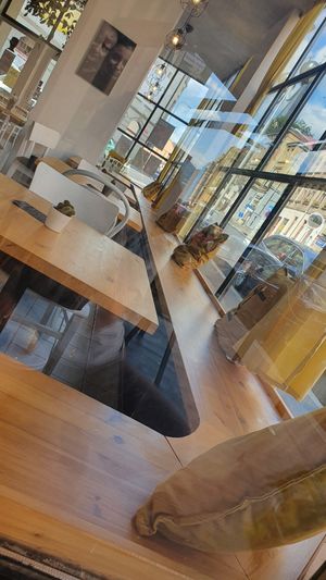 So much light! at Cafe Prostoru_ in Decin