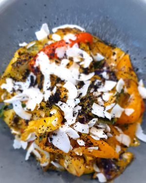 Legumes a caril 
Caril vegetables  at Gavino Restaurante Bar in Funchal